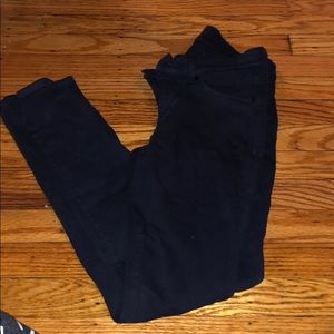 Hudson super skinny jeans in blue stretch wash